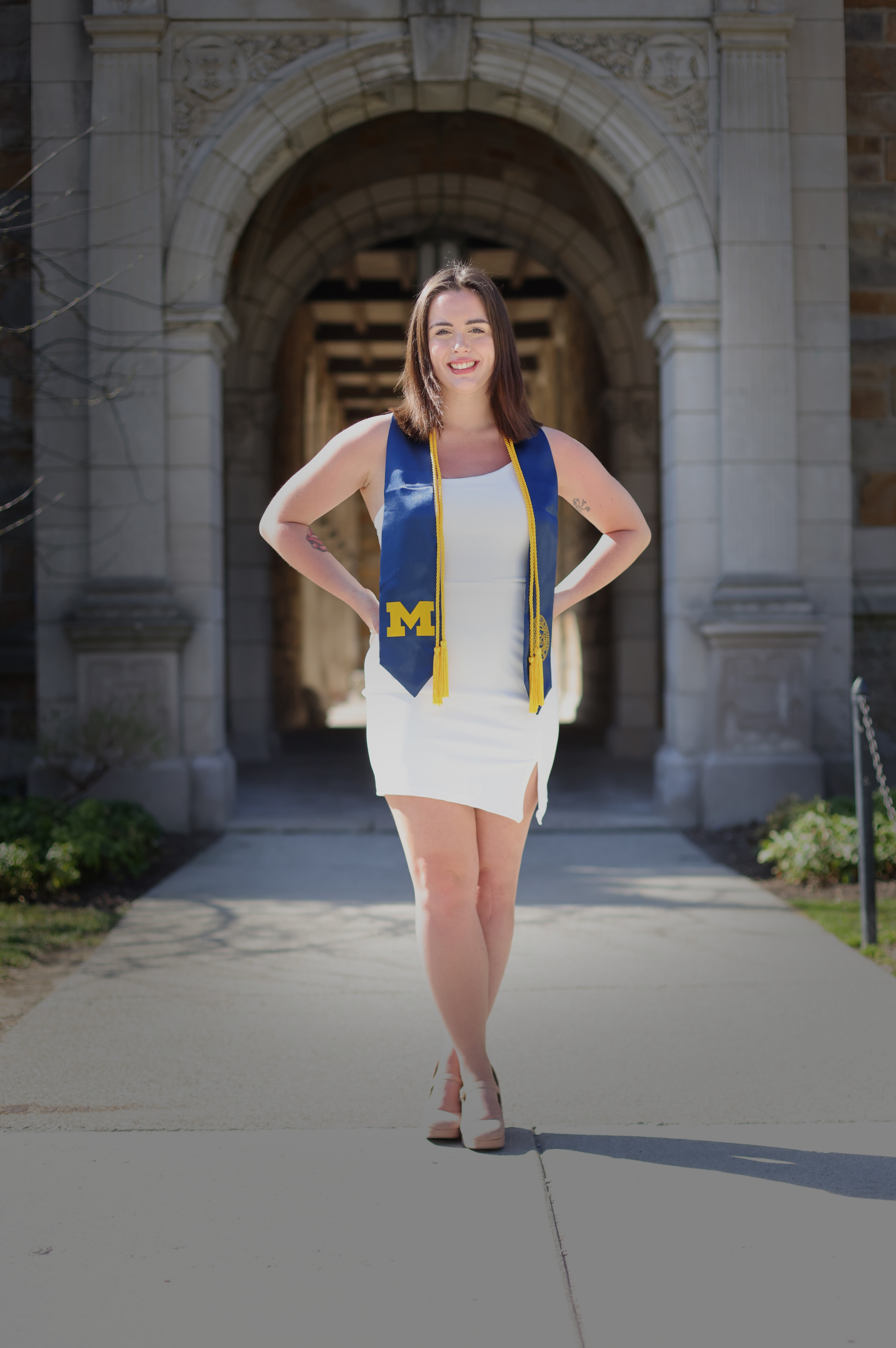 Sam portrait - archway full body